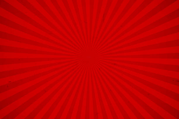 красный фон вектора лучей - red background stock illustrations