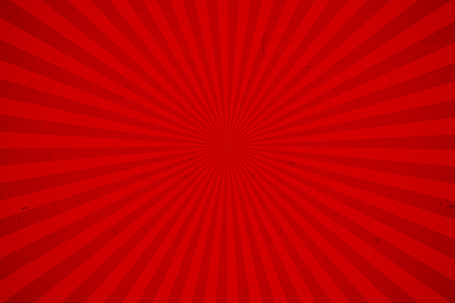 Red rays vector background