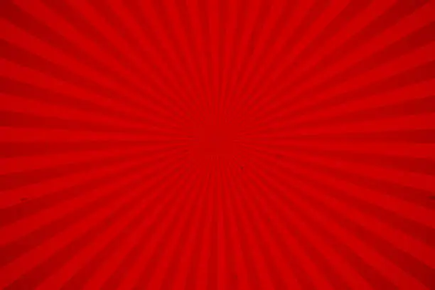 Vector illustration of Red rays vector background