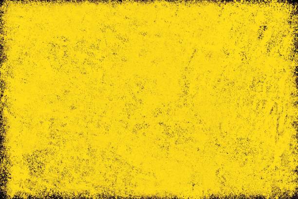 istock Yellow grunge background. Old paint texture 1130404224