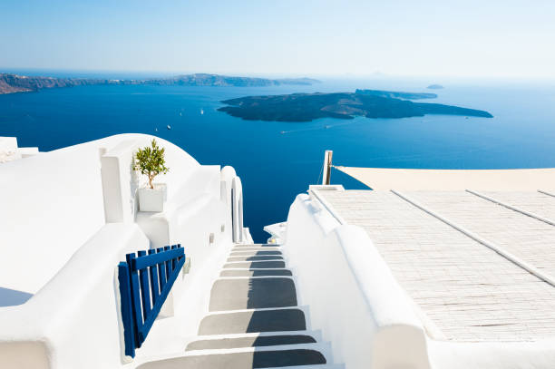 istock White architecture on Santorini island, Greece. 1130408903