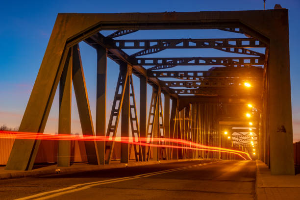 istock car traffic on a truss bridge 1130415390