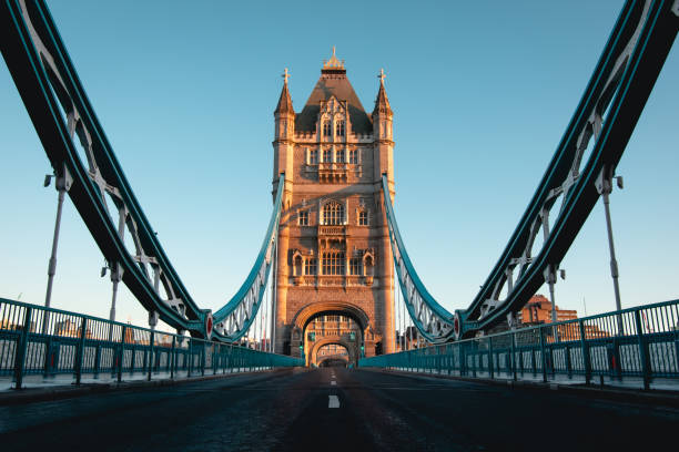 One of London's most iconic landmarks, Tower Bridge, shot on a cold winters morning.