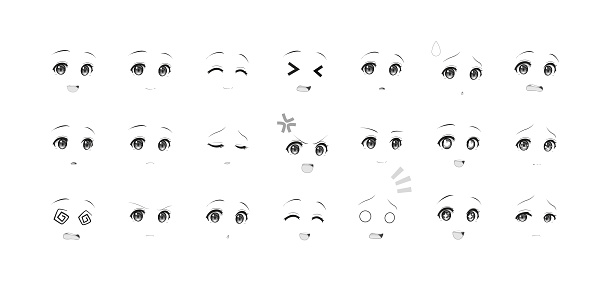 Ilustración de Blanco Y Negro Ojos De Emociones De Anime Manga Chicas y más Vectores Libres de Derechos de Amor - iStock Ilustración de Blanco Y Negro Ojos De Emociones De Anime Manga Chicas y más Vectores Libres de Derechos de Amor - iStock