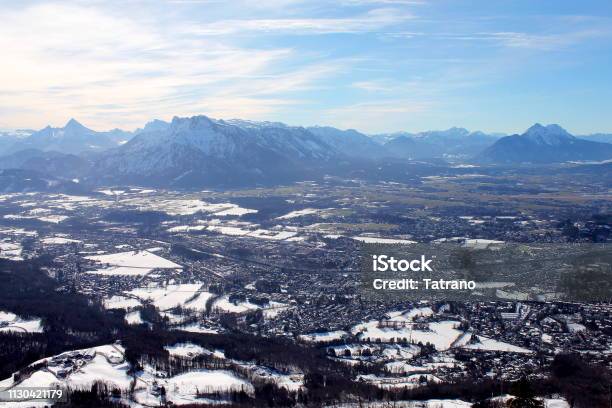 View To The South From The Summit Of Gaisberg Near Salzburg Watzmann Untersberg Stock Photo - Download Image Now