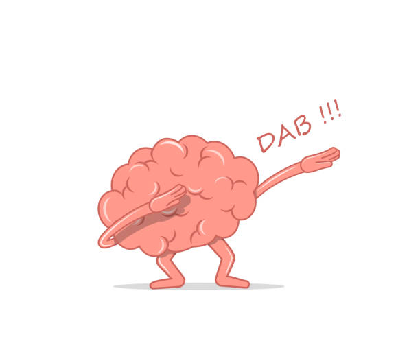 Cartoon Brain Dancing Dab Isolated Character Brain The Dancing Quirky For  Hype Vector Illustration In Flat Style Stock Illustration - Download Image  Now - iStock
