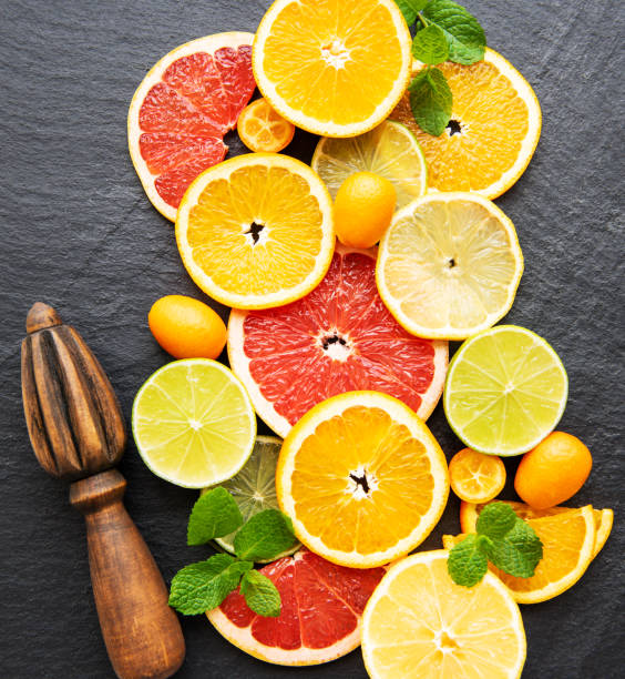 istock Fresh citrus fruits 1130422766