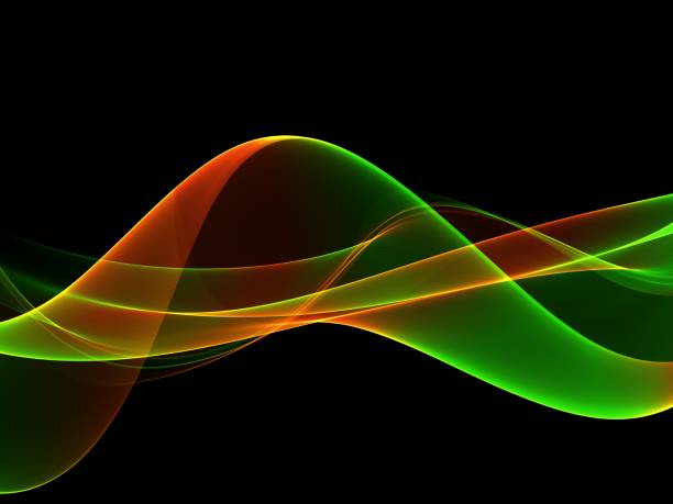 istock Wave abstract images, color design Abstract colored wave 1130422831