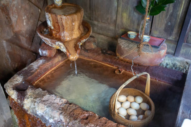 istock Boiled edds at Kurokawa-onsen Kumamoto Japan 1130422837