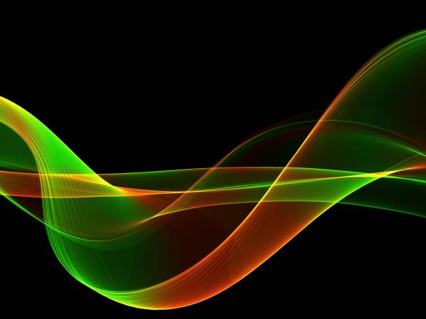istock Wave abstract images, color design Abstract colored wave 1130422959