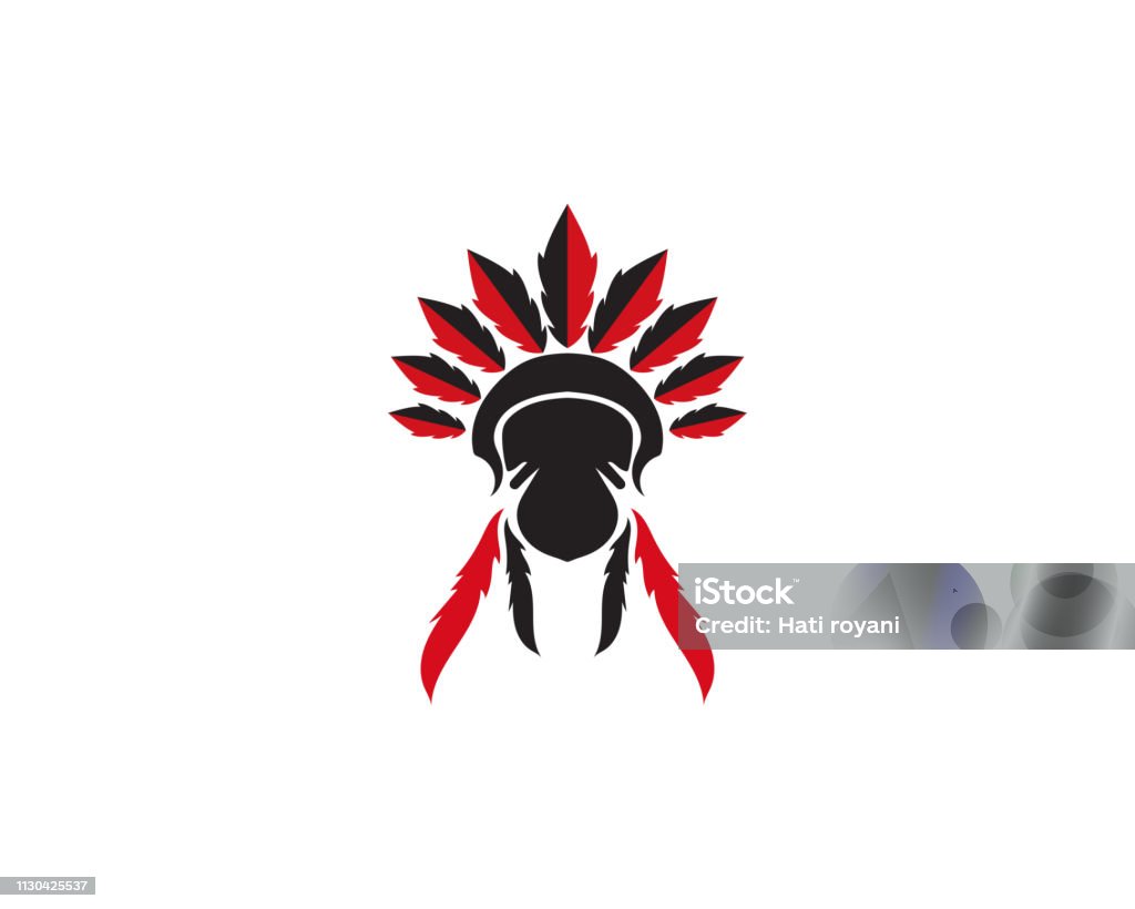 Apache Indian Chief Mascot Adult stock vector