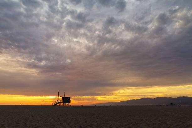 istock Venice Beach, California. Gorgeous sunset with beach. Summer lifestyle 1130426621