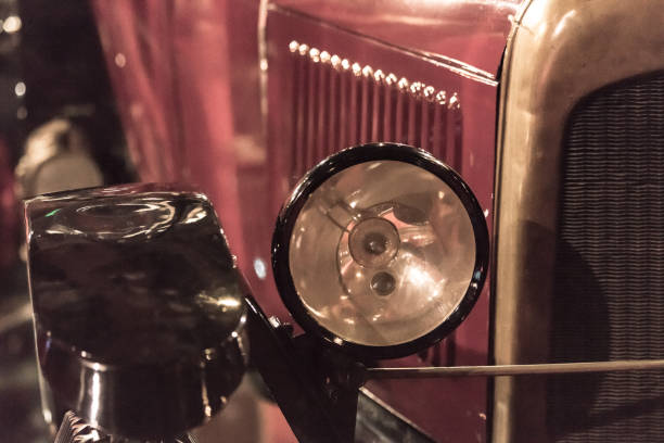 istock headlight and horn on the automobile 1130427343