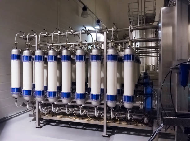 estación de sistema de filtro super moderno - desalination fotografías e imágenes de stock