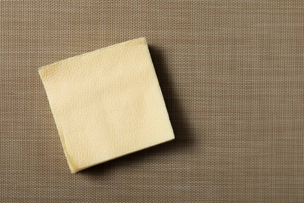 istock Paper napkin on textured background 1130429765