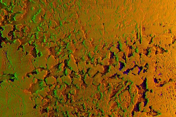 festival style highlighted relievo plaster texture - beautiful abstract photo background