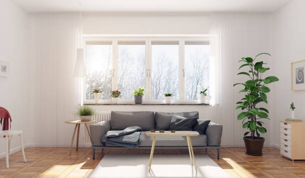 istock modern living room interior design. 1130430857