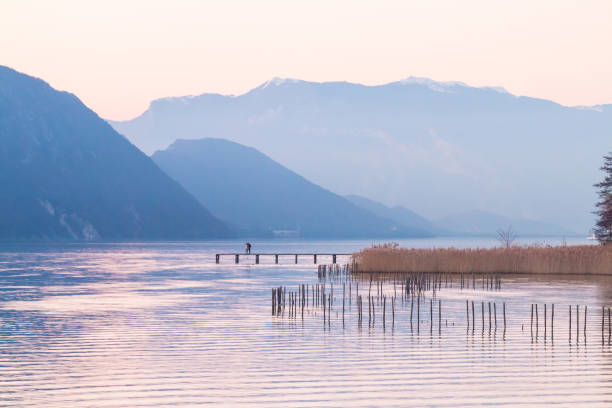 istock End of winter day at Lac du Bourget 1130431088