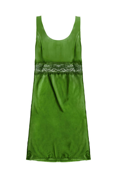 istock Green dress isolated 1130431826