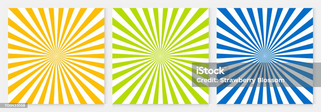 Sun Ray Pattern Design Background Pattern Sun Ray Abstract Colorful Geometric Vector Summer ...