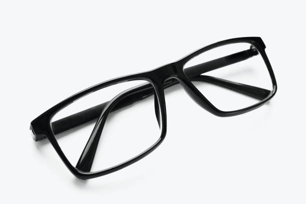 istock Glasses isolated on white with clipping path. Black Eye Goggles Isolated background 1130436497