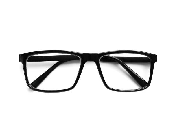 istock Glasses isolated on white with clipping path. Black Eye Goggles Isolated background 1130436502