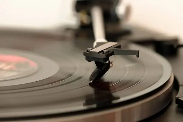 Analog turntable for records and music