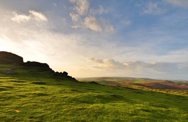 istock Dartmoor tor landscape 1130439278