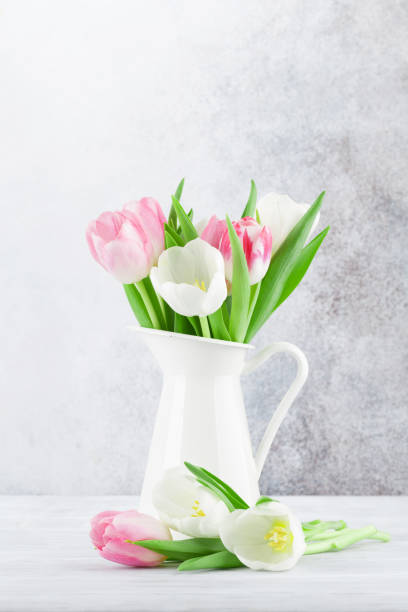 istock Colorful tulips flower bouquet 1130439335