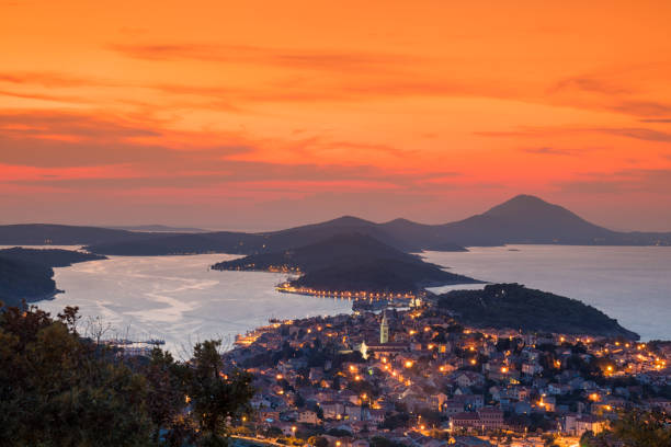 istock Panoramic view of Mali Losinj town, Croatia. 1130440823
