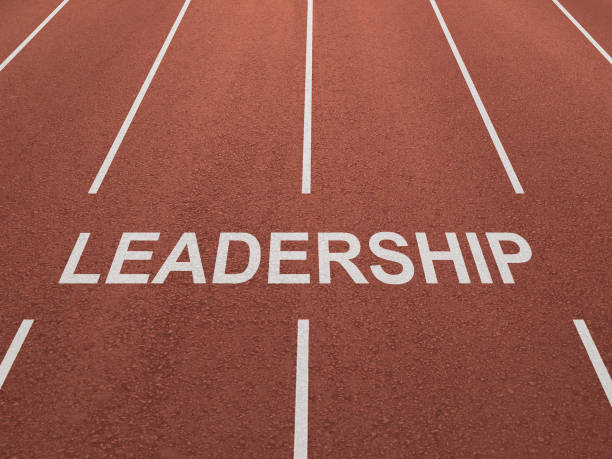 istock Leadership business competition sport track start 1130442475