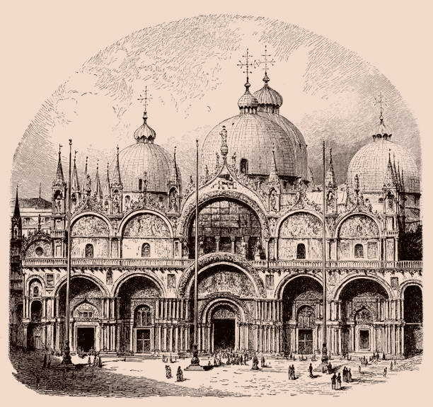 istock Facade of St. Mark's Church to Venice 1130442977