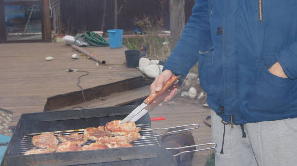 Barbecue on the weekend Barbecue on the weekend огонь stock pictures, royalty-free photos & images
