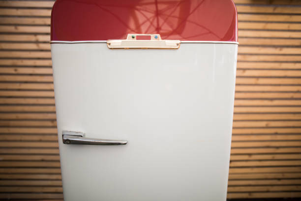 istock Vintage refrigerator detail 1130444249