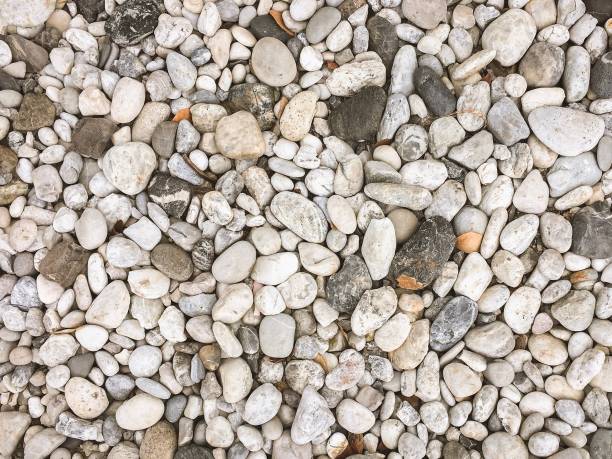 istock Texture pattern of pebbles gravel and small stones 1130444404