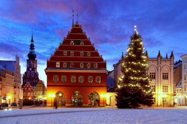 istock christmas market in oldtown Greifswald 1130446101