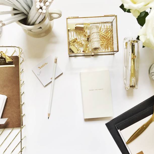 Girl Boss/Event Planner Desk & Kitchen Flat Lay