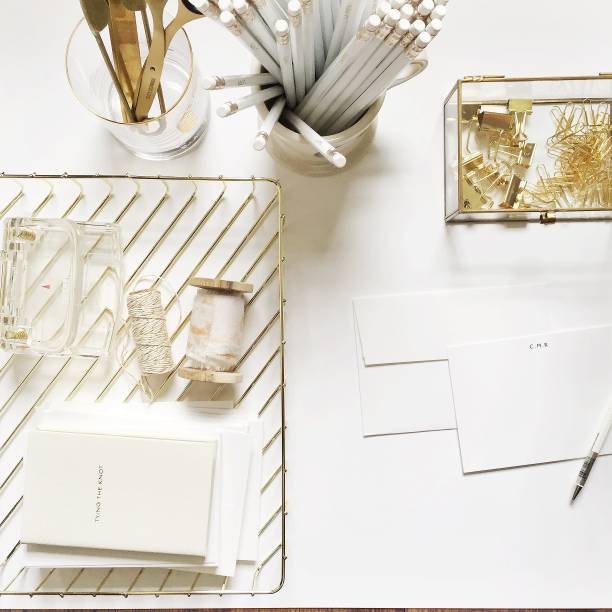 istock Girl Boss/Event Planner Desk & Kitchen Flat Lay 1130451297