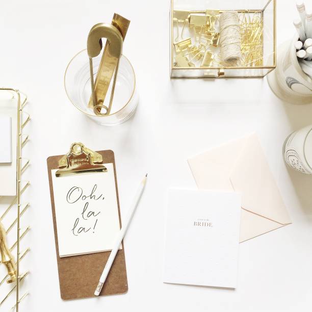 istock Girl Boss/Event Planner Desk & Kitchen Flat Lay 1130451304