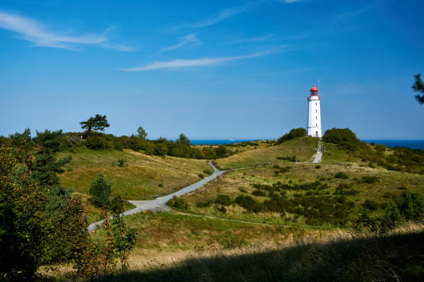istock postcard lighthouse on isle of Hiddensee in summer 1130453226