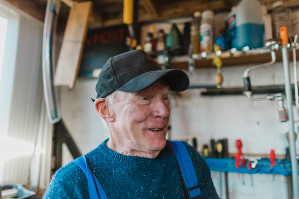 istock Portrait of a Senior Carpenter 1130453457