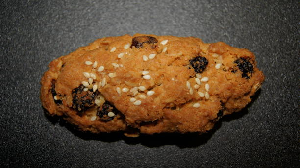 istock Bun with raisins and sesame 1130453649