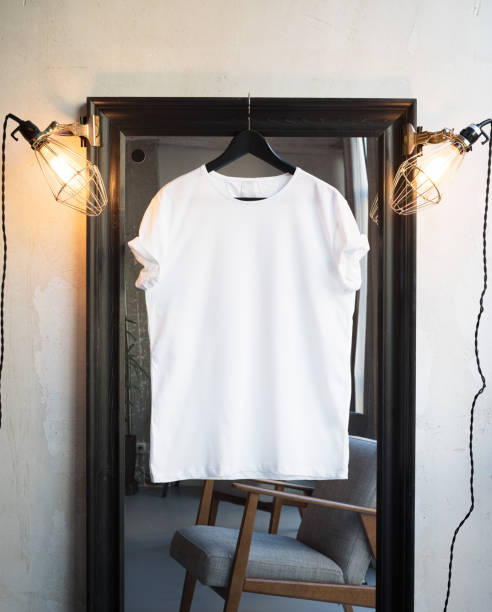 istock Mockup of a white t-shirt 1130453675
