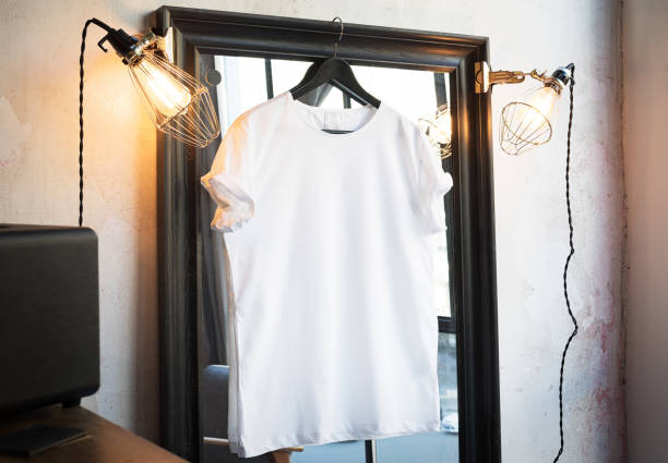 istock Mockup of a white t-shirt 1130453677