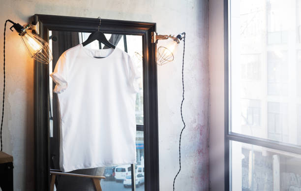 istock Mockup of a white t-shirt 1130453679