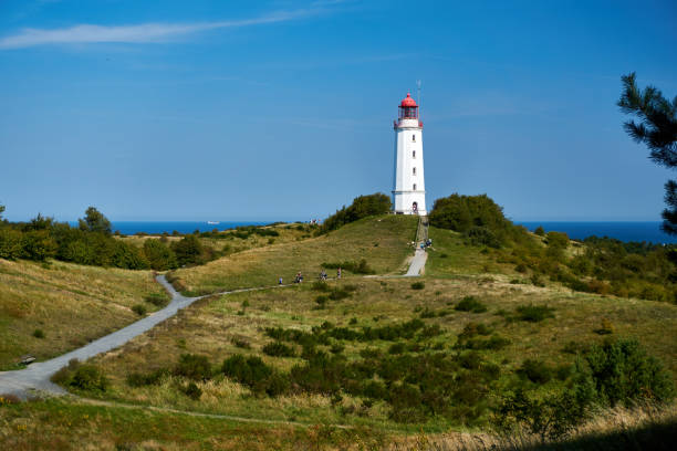 istock postcard lighthouse on isle of Hiddensee in summer 1130453751