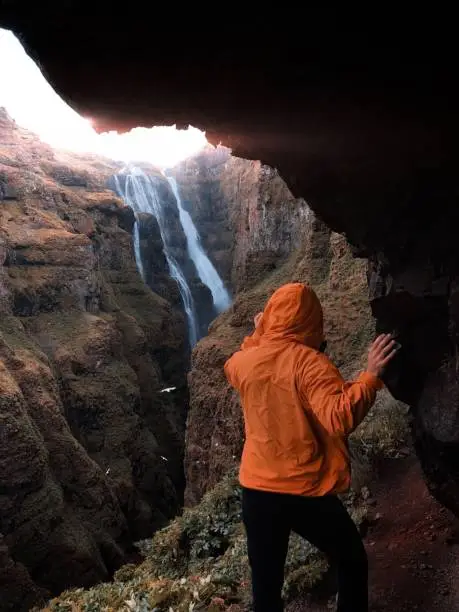 Photo of Icelandic waterfall Glymur