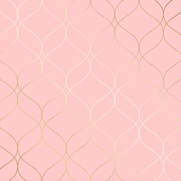 기하학적 모양 장식입니다. 모던 하 고 세련 된 감촉. - wallpaper pattern seamless pattern geometric shape stock illustrations