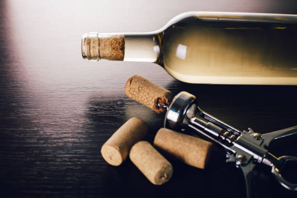 istock bottle of wine and corkscrew 1130459669