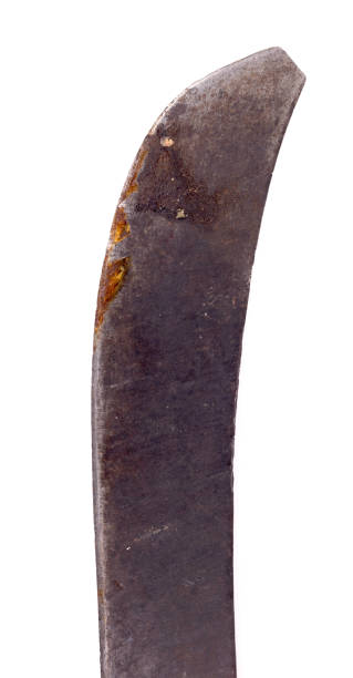 istock Blade of a big machete isolated 1130459768